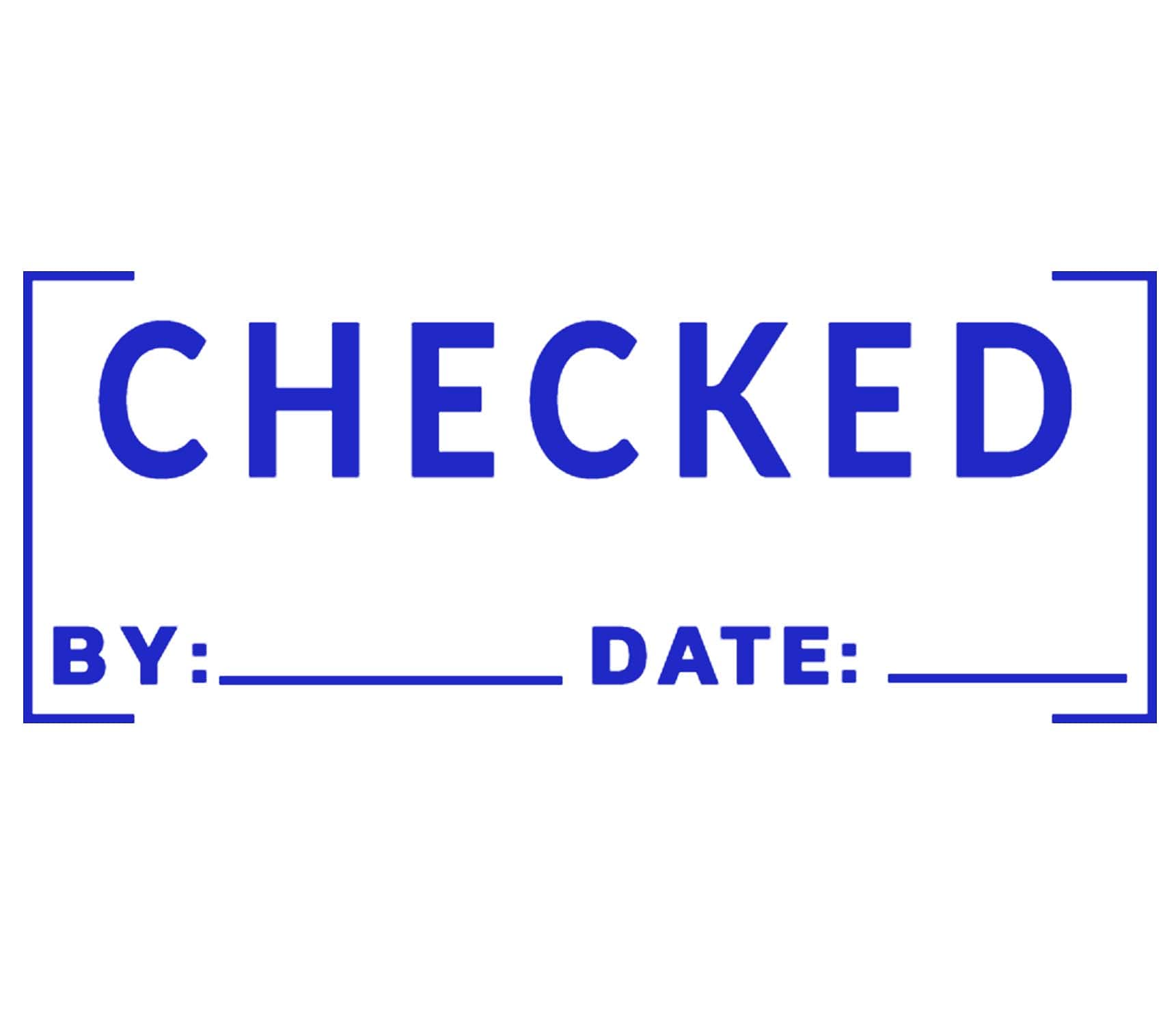 Pre-Inked Rubber Stamp - Date