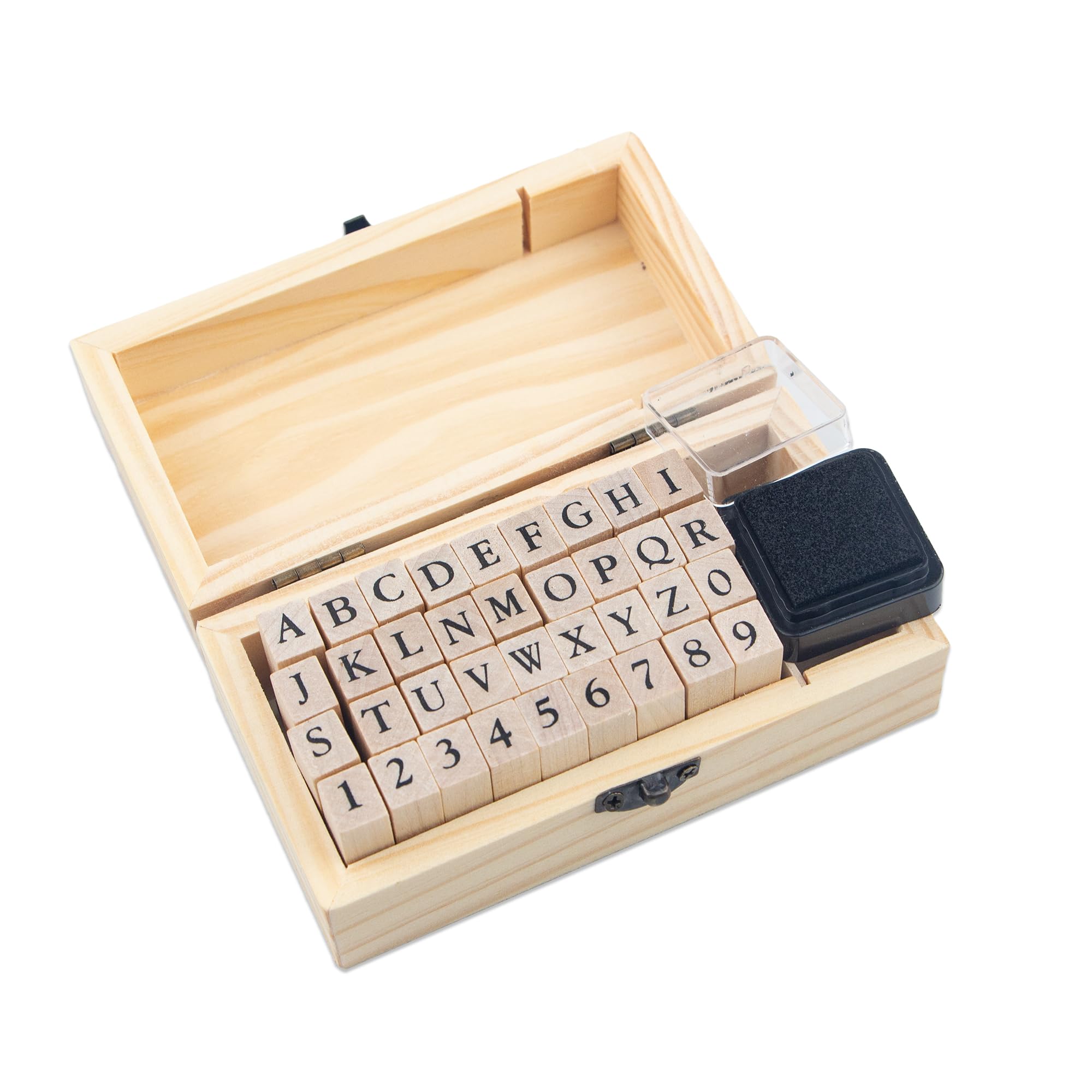 DIY Rubber Stamp Kit - Alphabet & Numbers