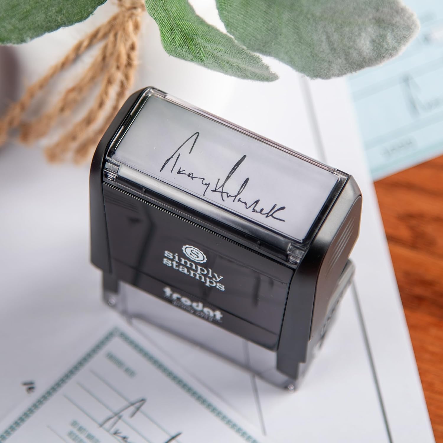 Rectangular Company Stamp - Self-Inking - Copy