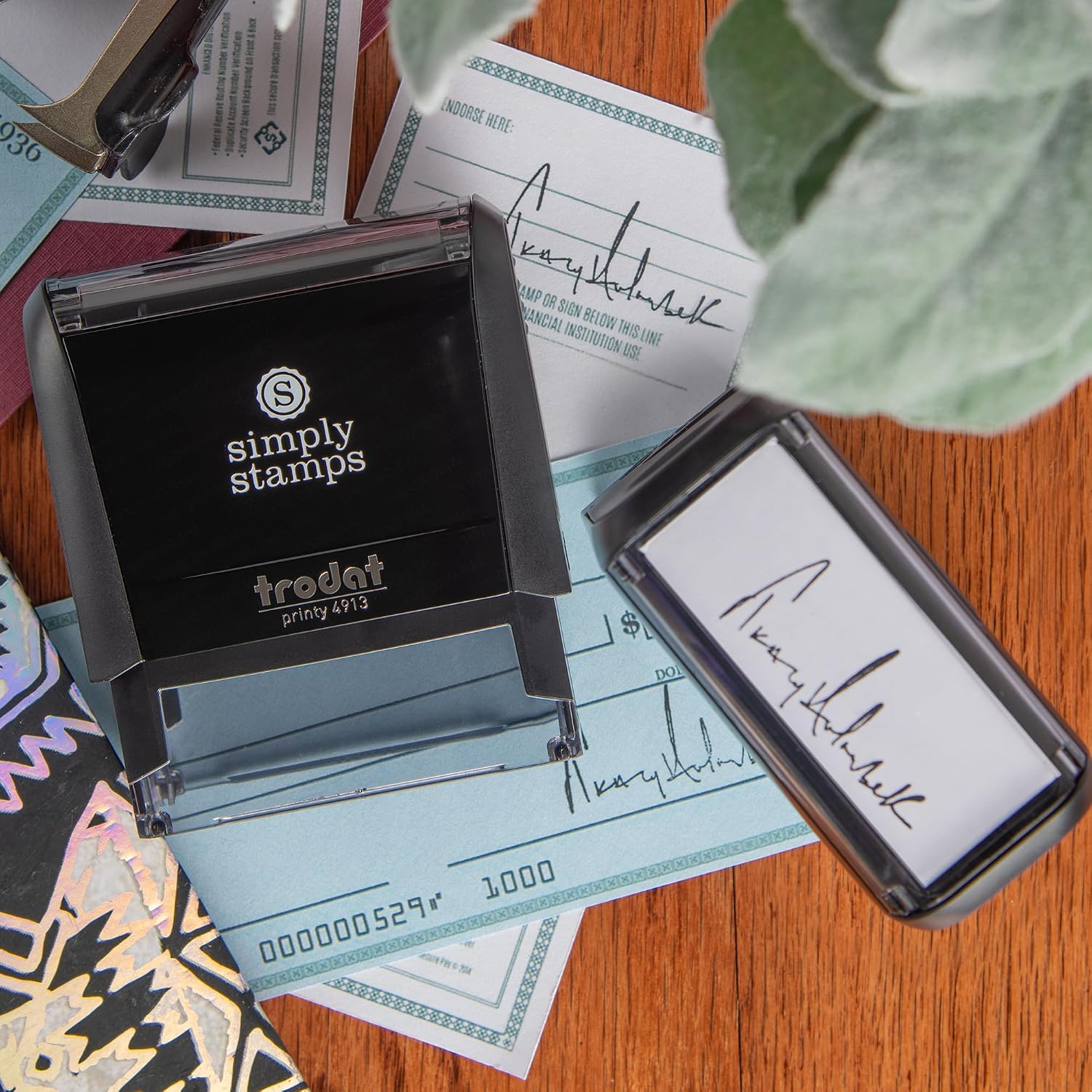 Custom Self-Inking Stamp - Signature