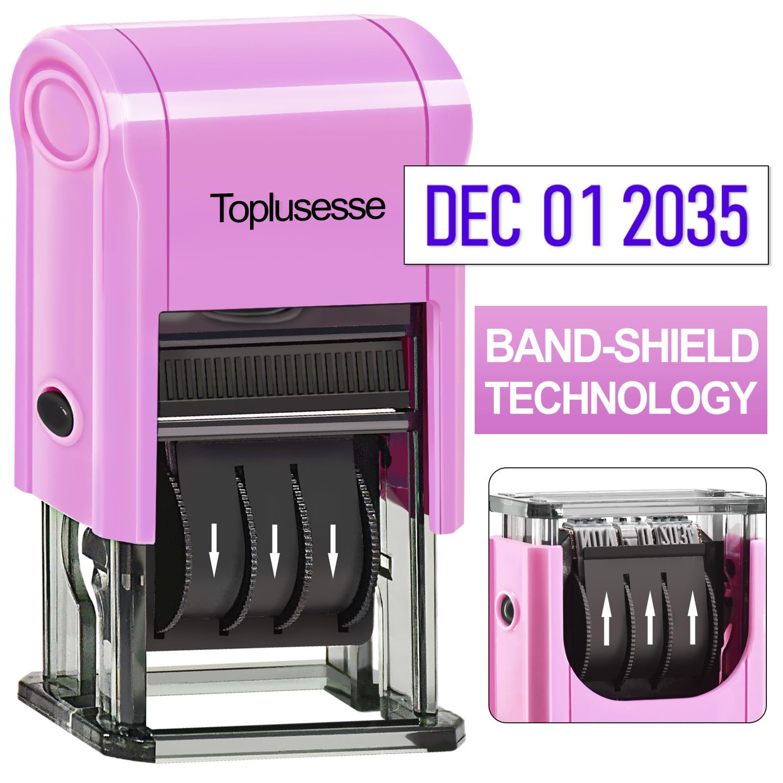 Self-Inking Stamp - SAMPLES - Purple Ink