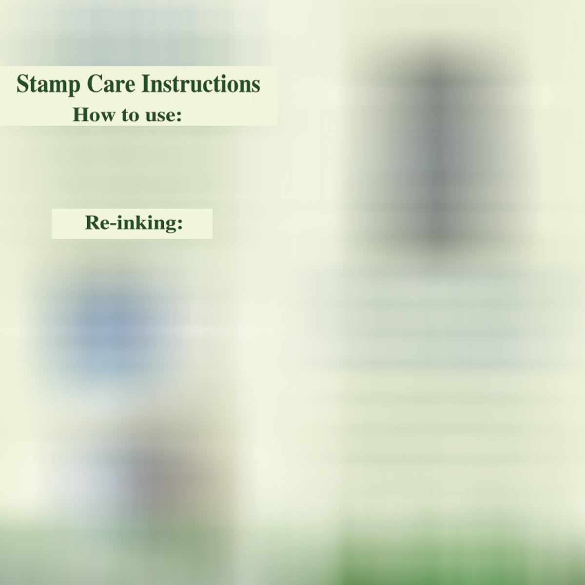 Self-Inking Stamp - APPROVED - Green Ink