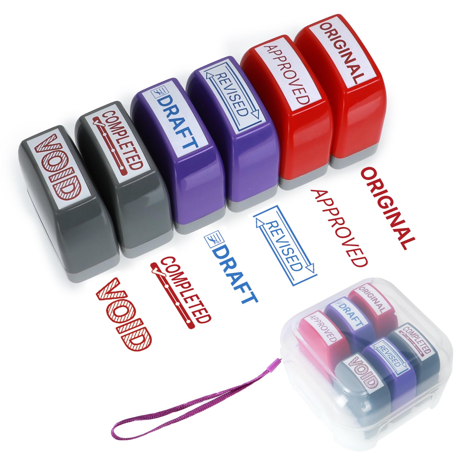 Self-Inking Stamp - ORIGINAL - Blue Ink