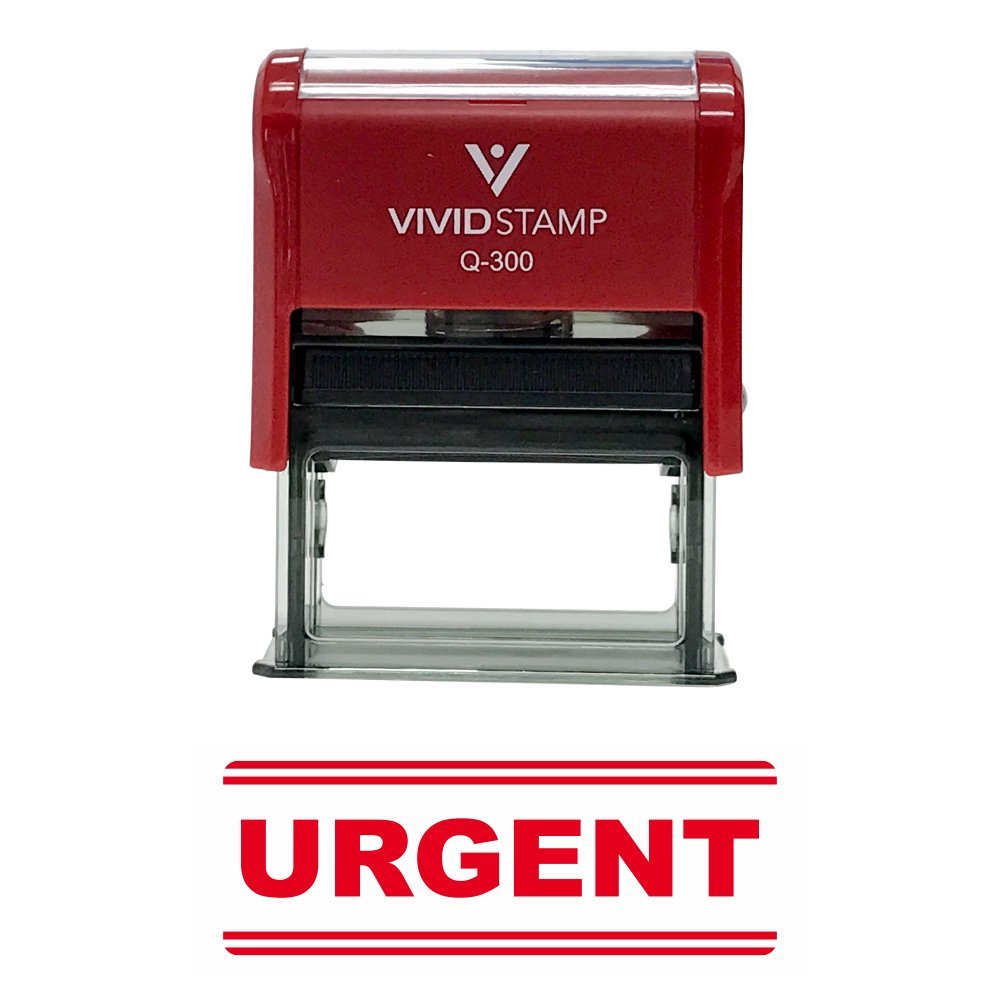 Self-Inking Stamp - URGENT - Red Ink