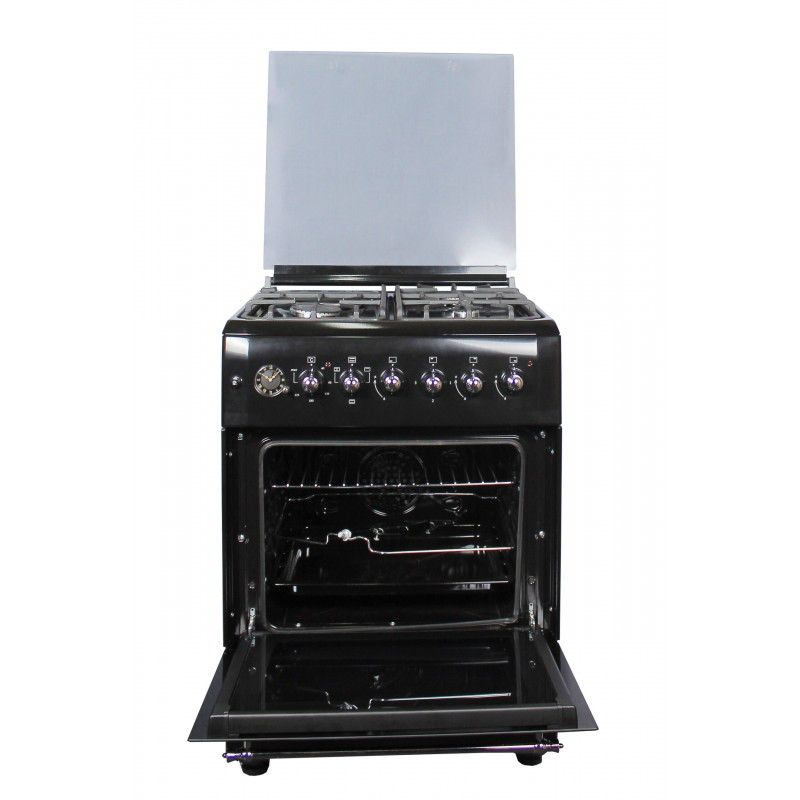 Blueflame Rustic Cooker T6031ERF – B 60 X 60 Cm 3 Gas And 1 Hot Plate Black In Color