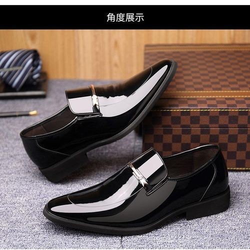 Men's New Fashion Work Formal Leather Shoes-Black Formal Shoes