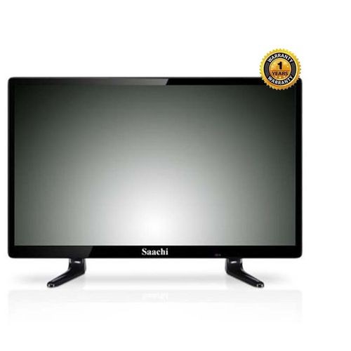 Saachi 19Inch Slim LED Full Screen TV-Black
