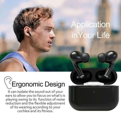 Bluetooth Earphone True Wireless Air Buds3 Headset Black