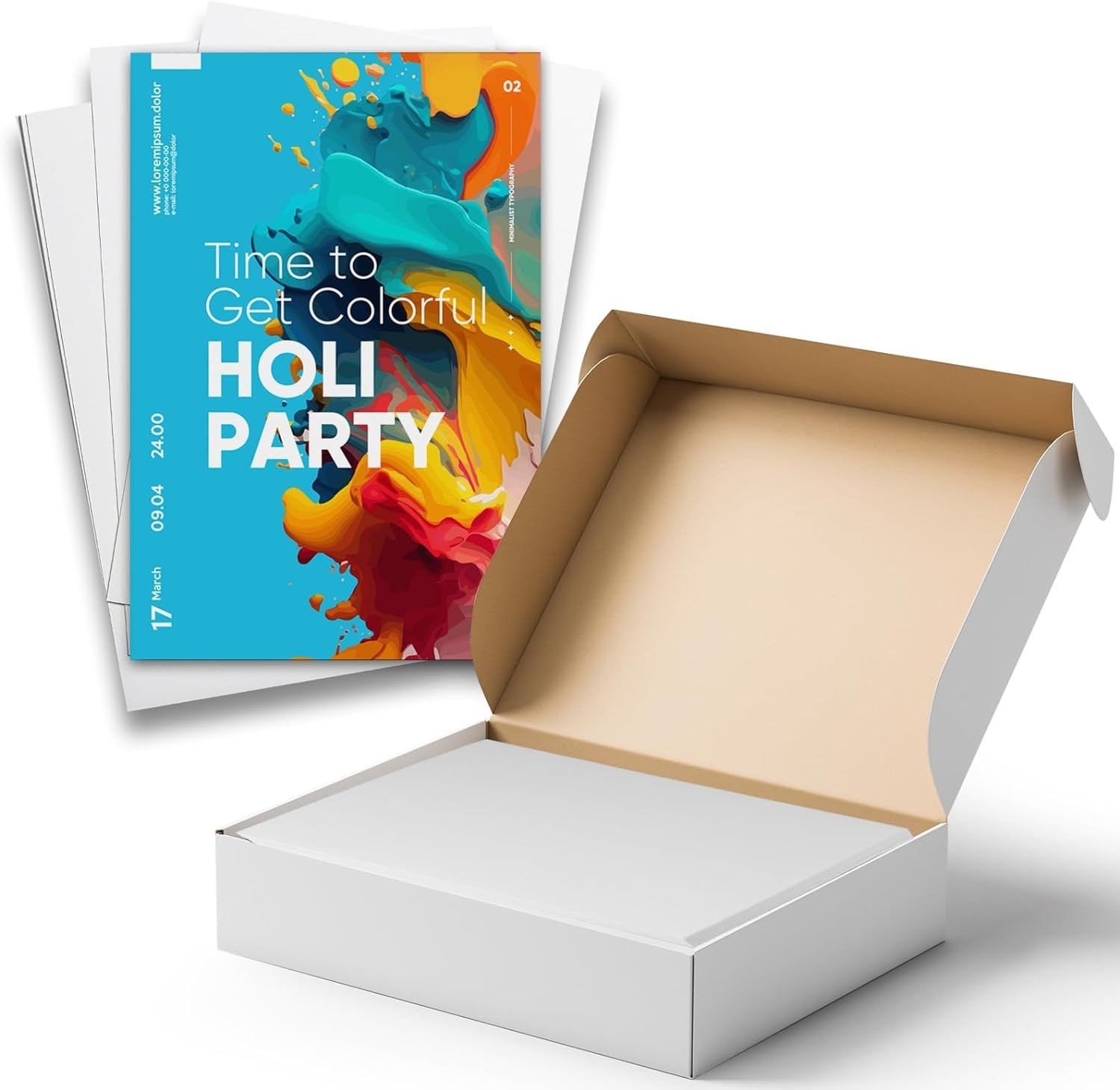 Hamilco White Cardstock Thick Paper - Blank Index Flash Note & Post Cards - Greeting Invitations Stationary 4 X 6" Heavy Weight 80 lb Card Stock for Printer - 100 Pack