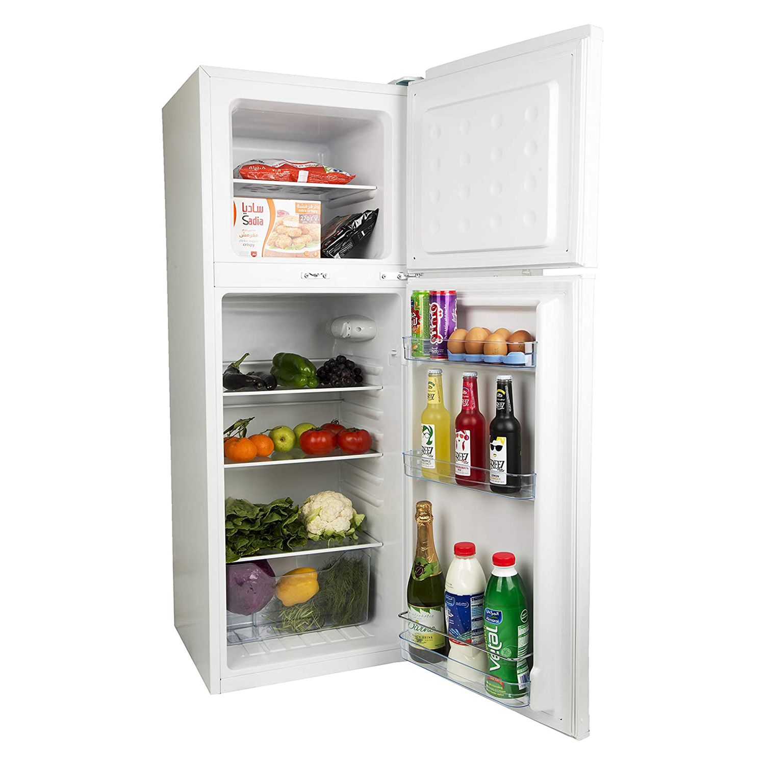 Nikai 120L Single Door Fridge - White