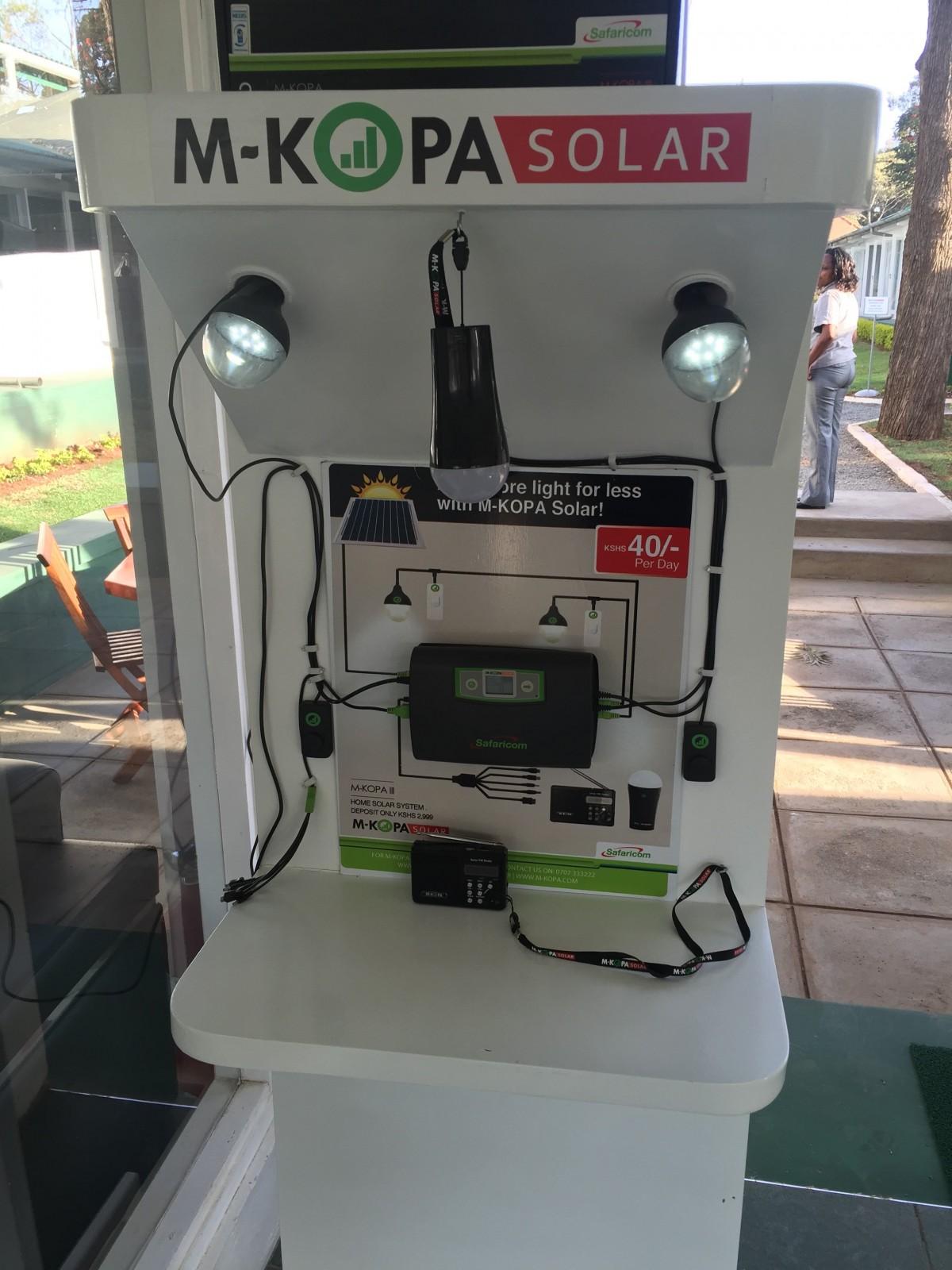 M-KOPA Solar Home System - 20W Panel + TV