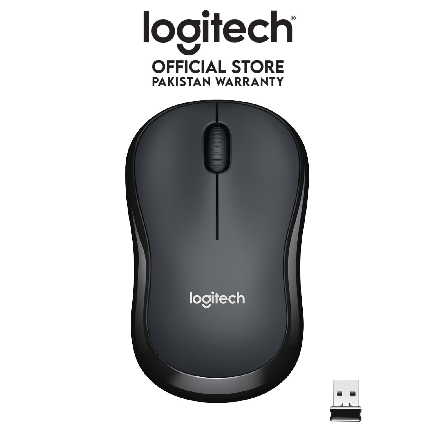 Logitech M221 Silent Wireless Mouse - Black