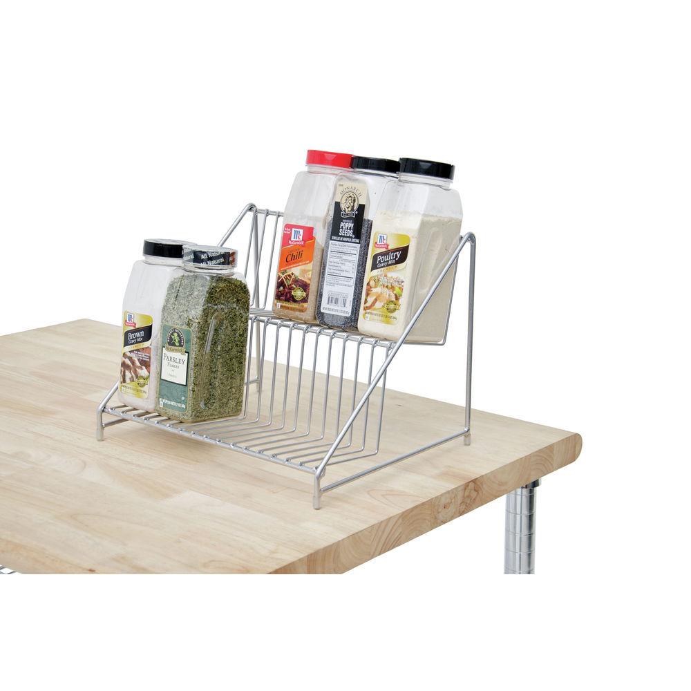 Spice Rack - Countertop - Silver