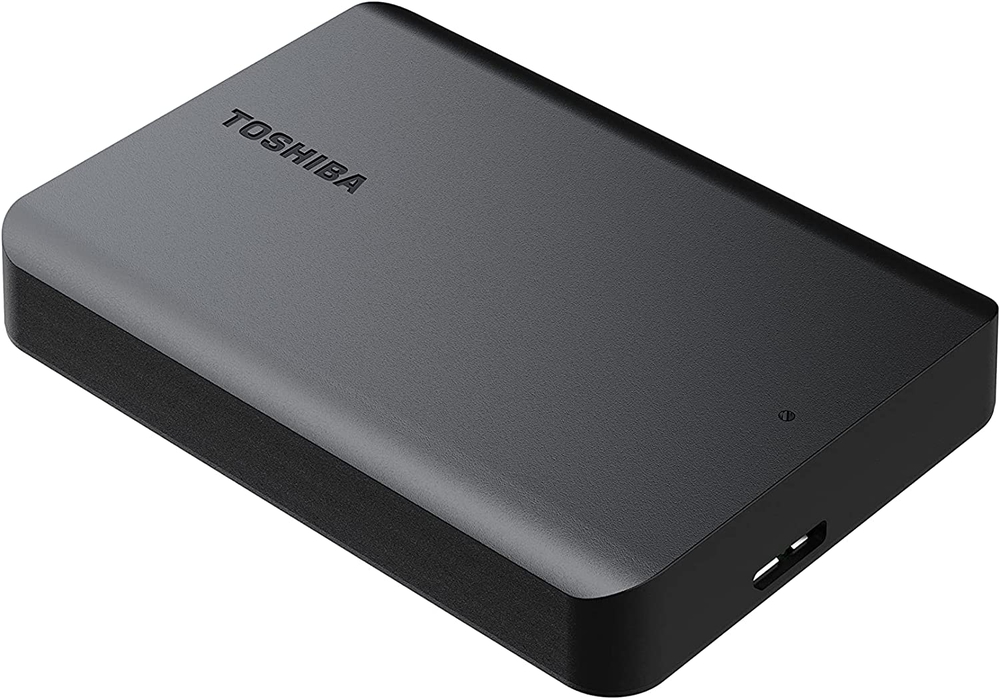 Toshiba Canvio Basics 1TB External Hard Drive - Black
