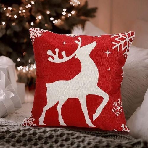 Christmas Pillow Covers 18x18 Set of 4 Christmas