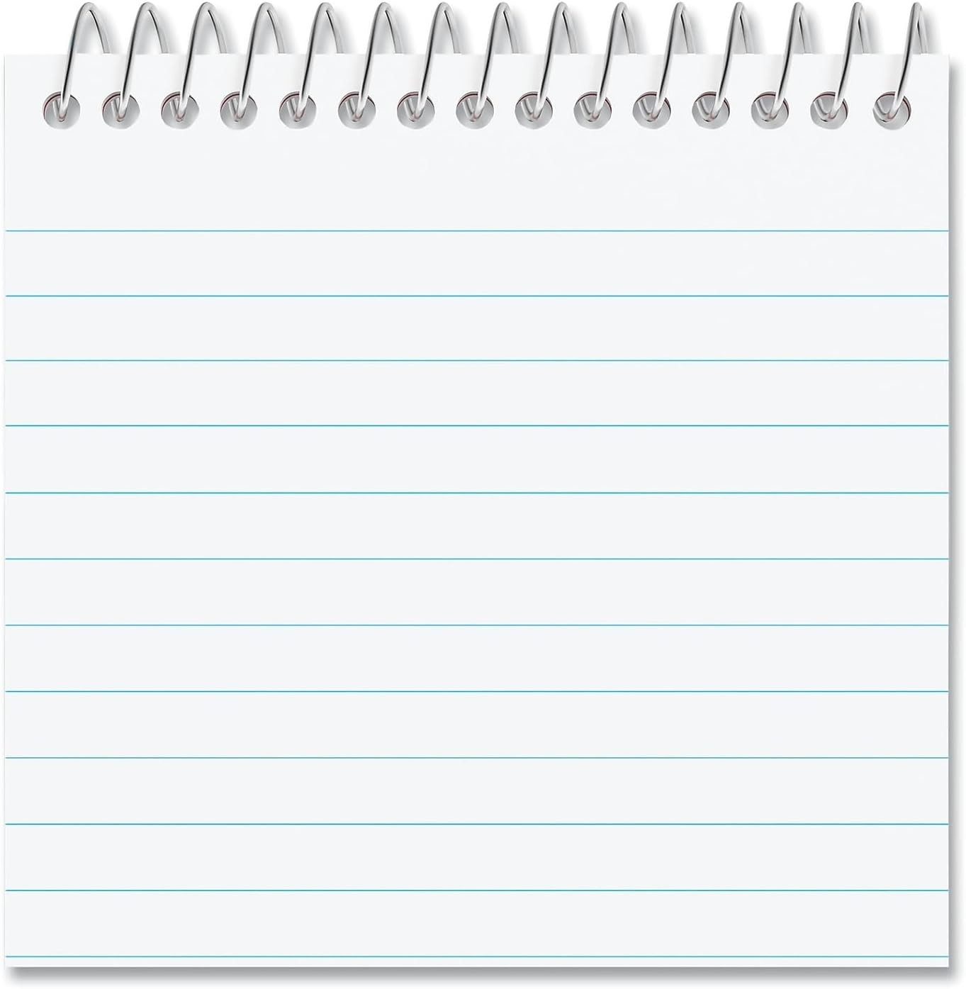 Universal UNV20435 3 in. x 5 in. Wirebound Narrow Rule Memo Pad with Coil-Lock Wire Binding - Orange Cover (12/Pack)