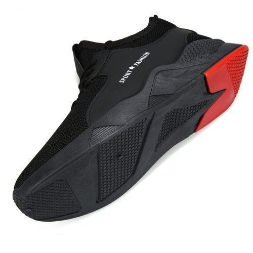 Slip-On Casual Shoes Men's Lace-Up Canvas Shoes Black