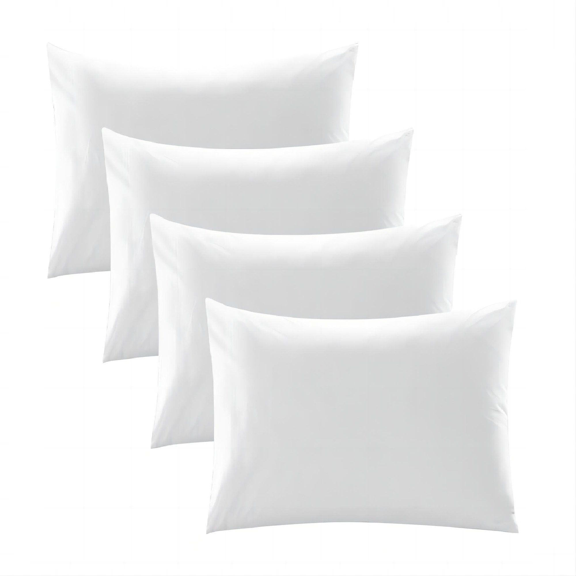Pillow Case Set - 4 Pieces - White
