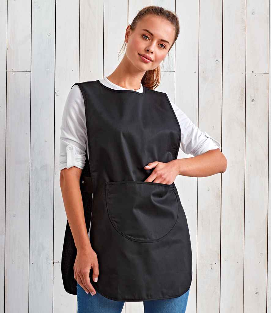 Branded Classic Tabard Apron with Logo – Cleaning, Catering & Care Staff