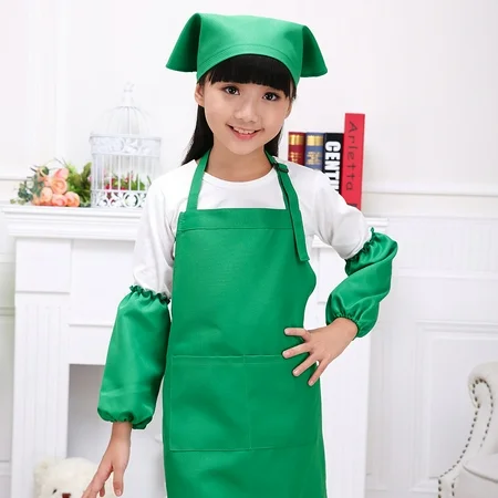 Branded Kids Bib Aprons with Logo  Schools, Cooking Classes & Events thumbnail