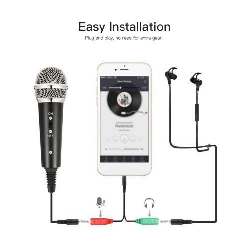 Video Microphone Kit With Mini Microphone Tripod