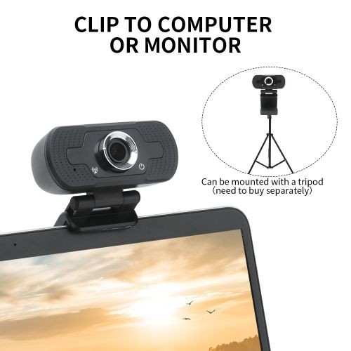 Full HD 1080P Web Camera With Noise Cancellation Microphone Skype Streaming Live Camera For Computer Android TV