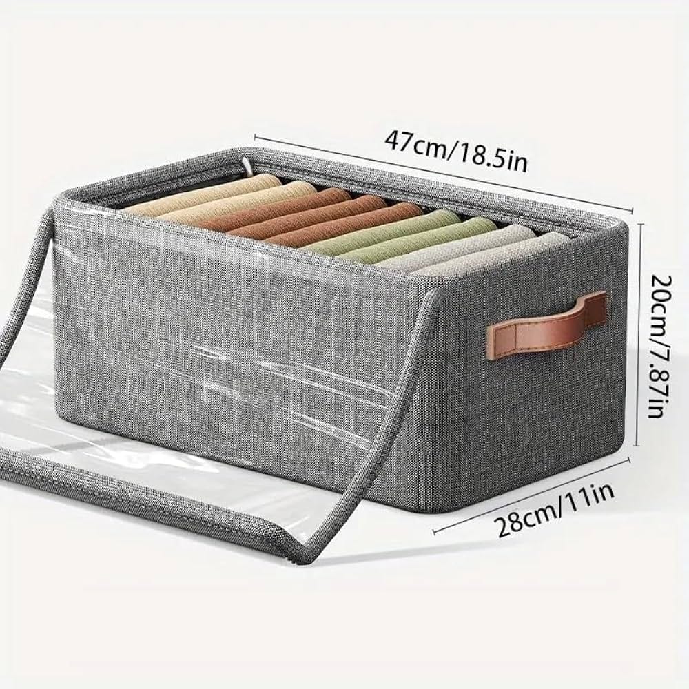 Wardrobe Storage Box with Lid Cover