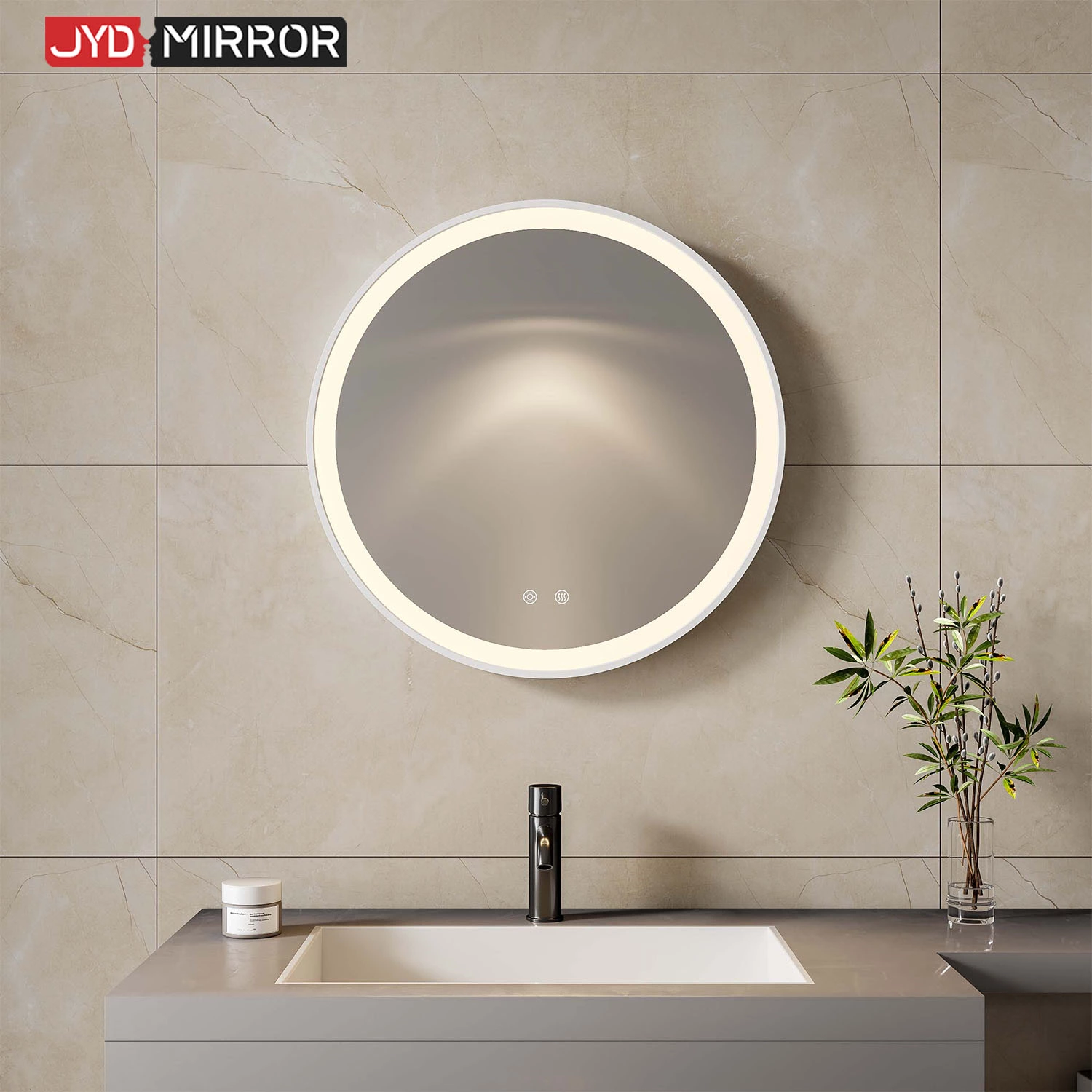 Bathroom Mirror - LED - Round