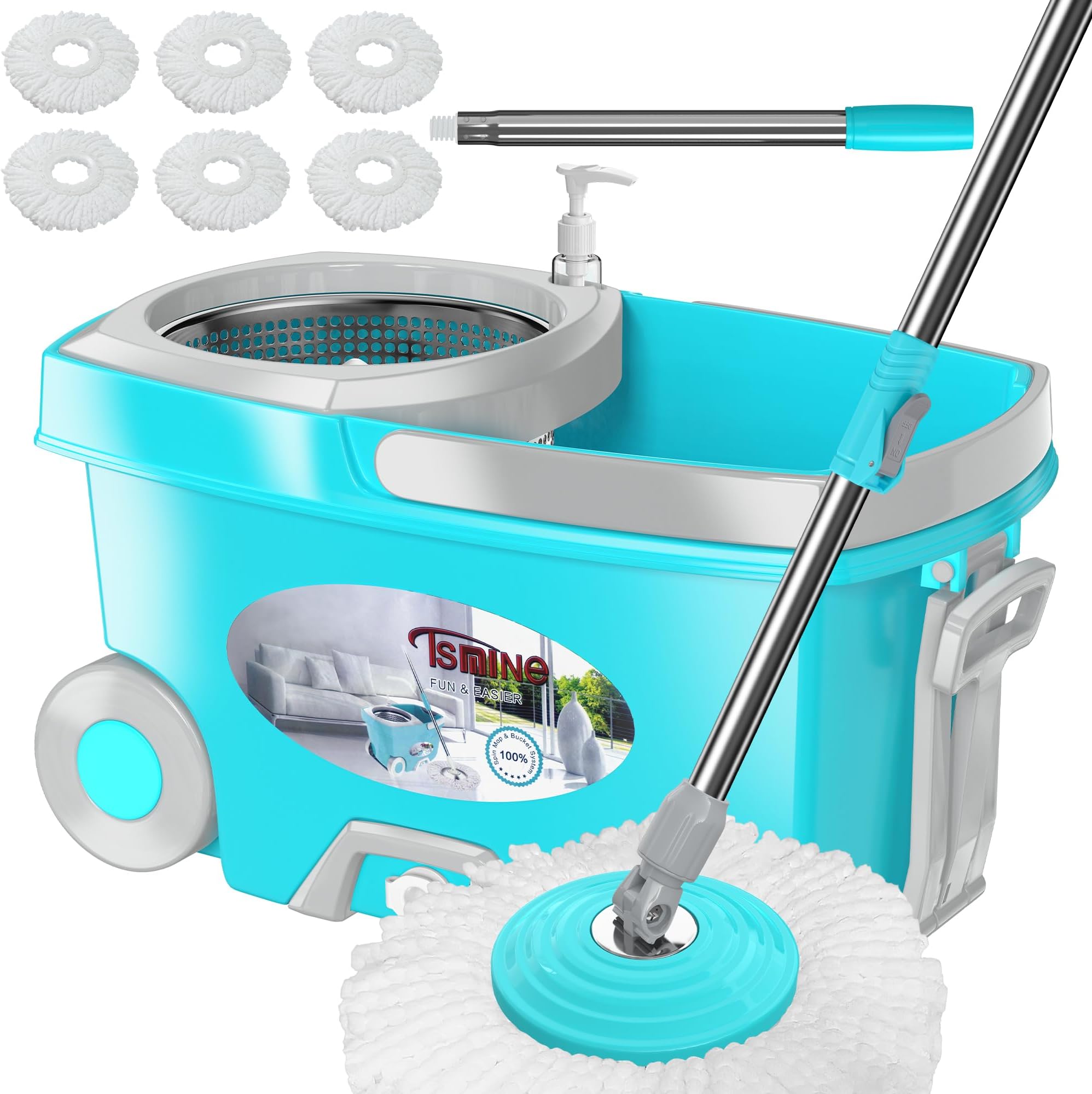 Mop Set - Spin Mop - Blue