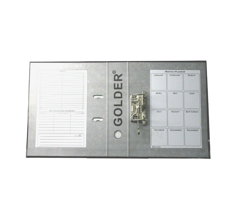 Alba Rado Binder File, 2.5 Inch - Black