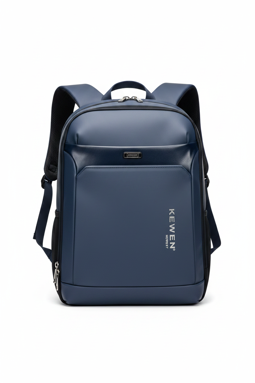 Kewen Newest Premium Laptop Backpack - Navy Blue (Business & Travel)
