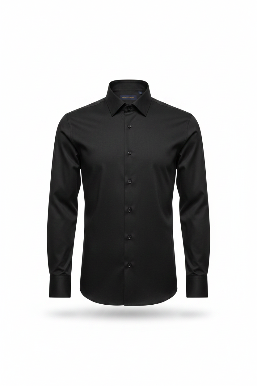 Verso Ceremony Men's Dress Shirt - Black