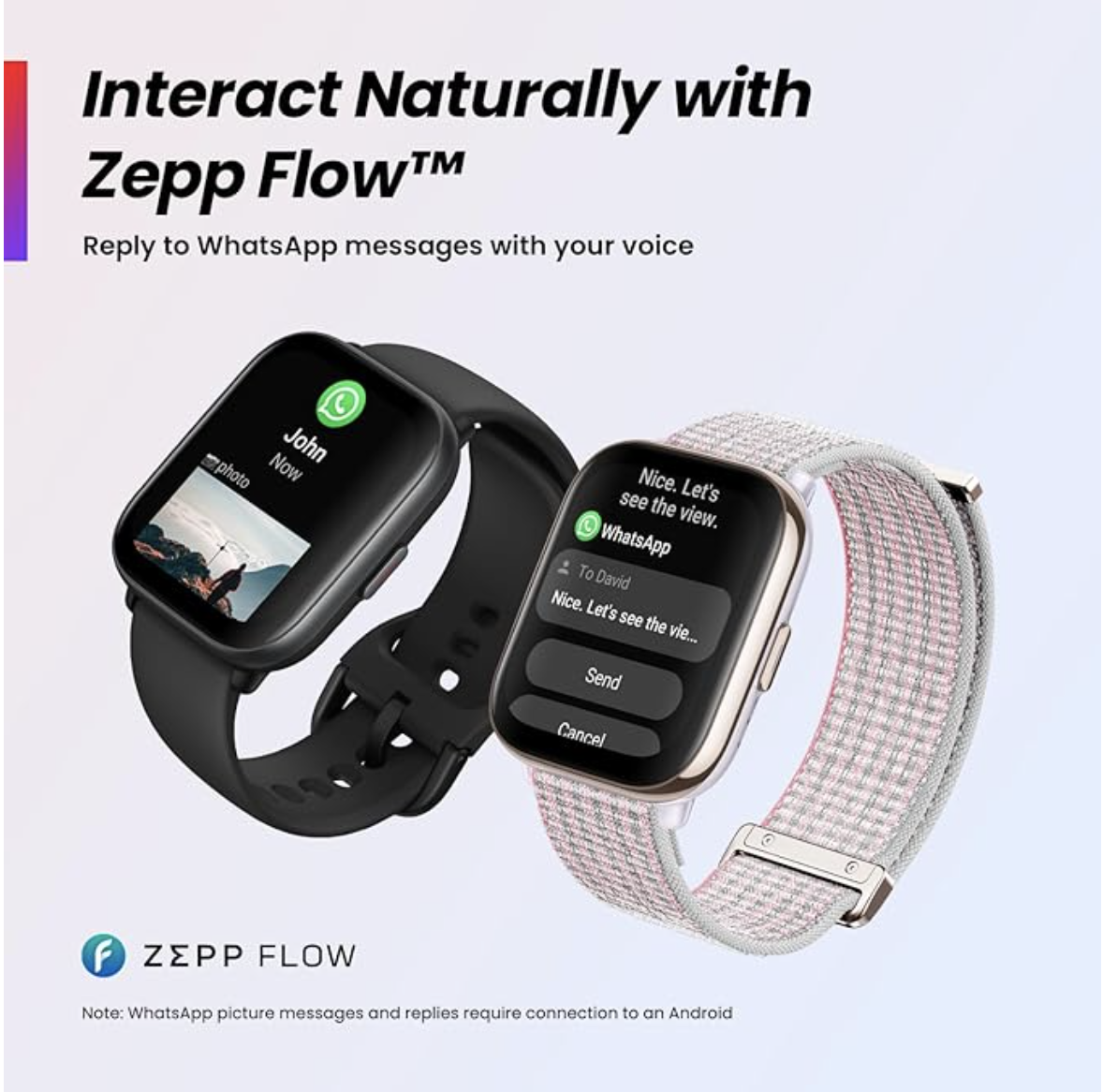 Smart Watch 42mm for Women, with AI Fitness Exercise Coach, GPS, Bluetooth Calling & Music, 14 Day Battery, AMOLED Display & Alexa Built-in, Fitness Watch for Android & iPhone, Pink