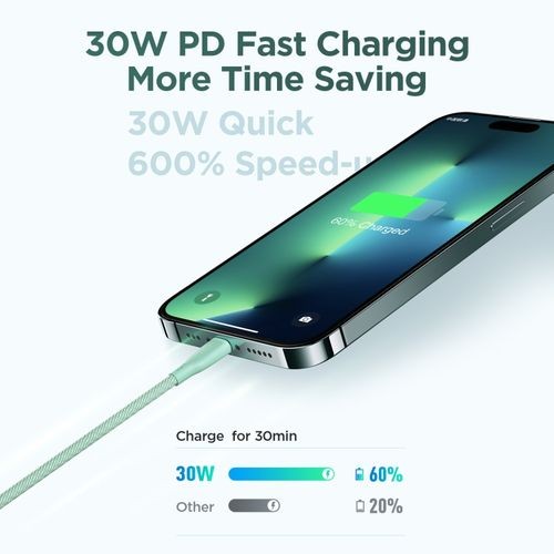 SA34-CL3 30W USB-C/Type-C To 8 Pin Data Cable