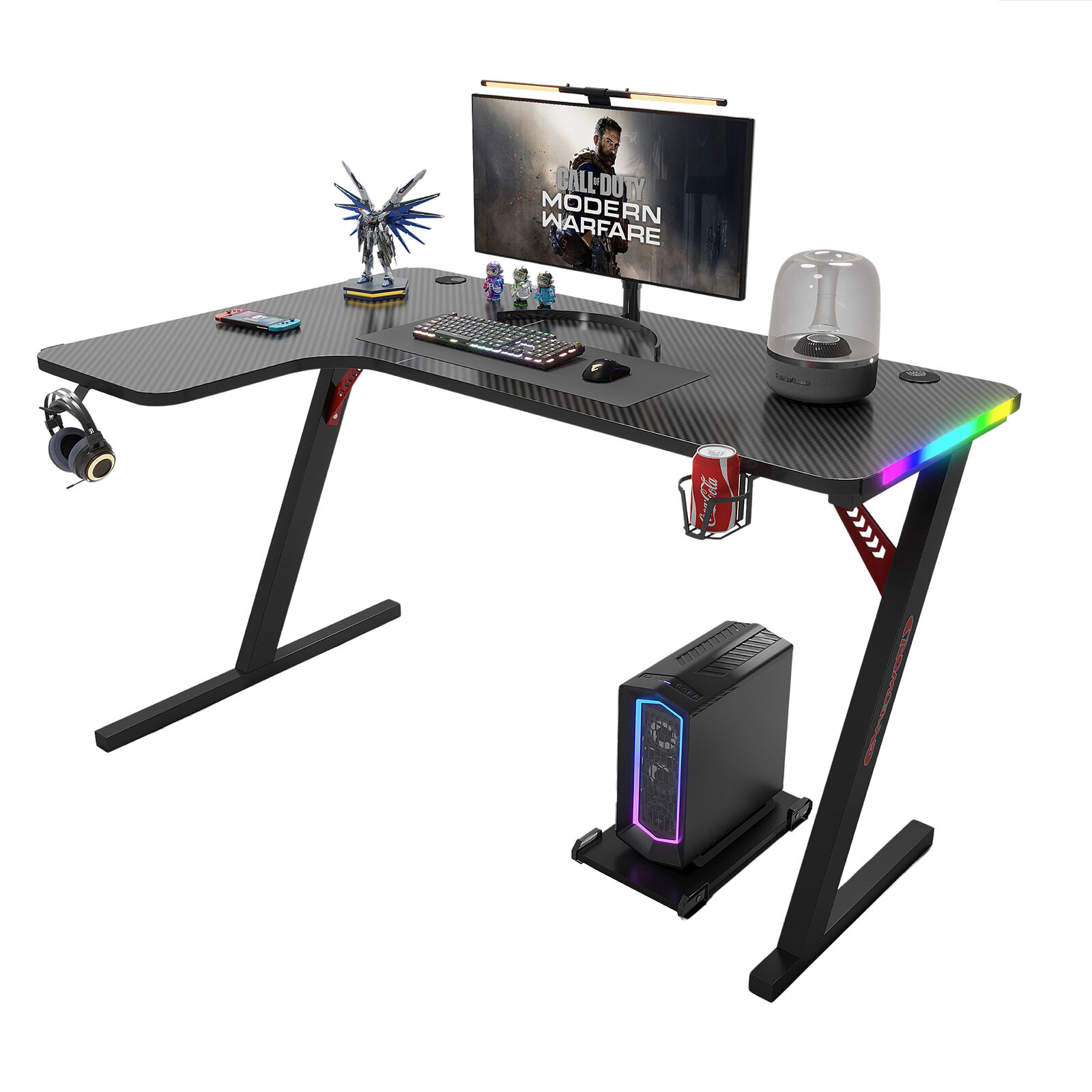 Gaming Desk - 140x70cm - Black