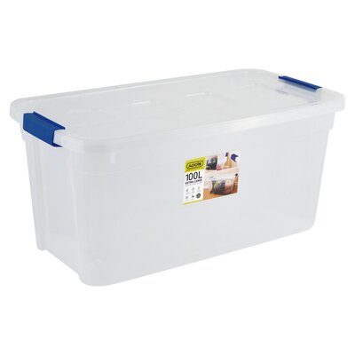 Plastic Storage Box - 100L - Clear