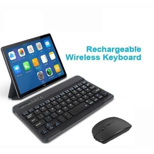 Universal Bluetooth Rechargeable Keyboard, -Black