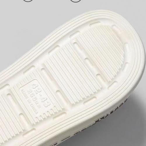 Crocs Sandals Slippers Hole Shoes Men's Thick-soled Non-slip Breathable White