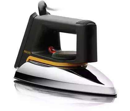 Philips Classic Dry Iron Linished Soleplate - 1000 Watts, Multi Color