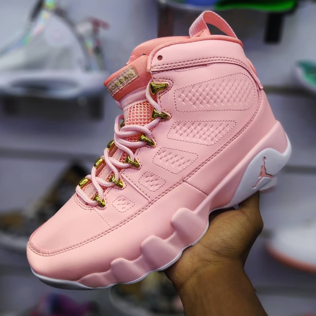 Jordan 9 rosa blanco 36 - 40