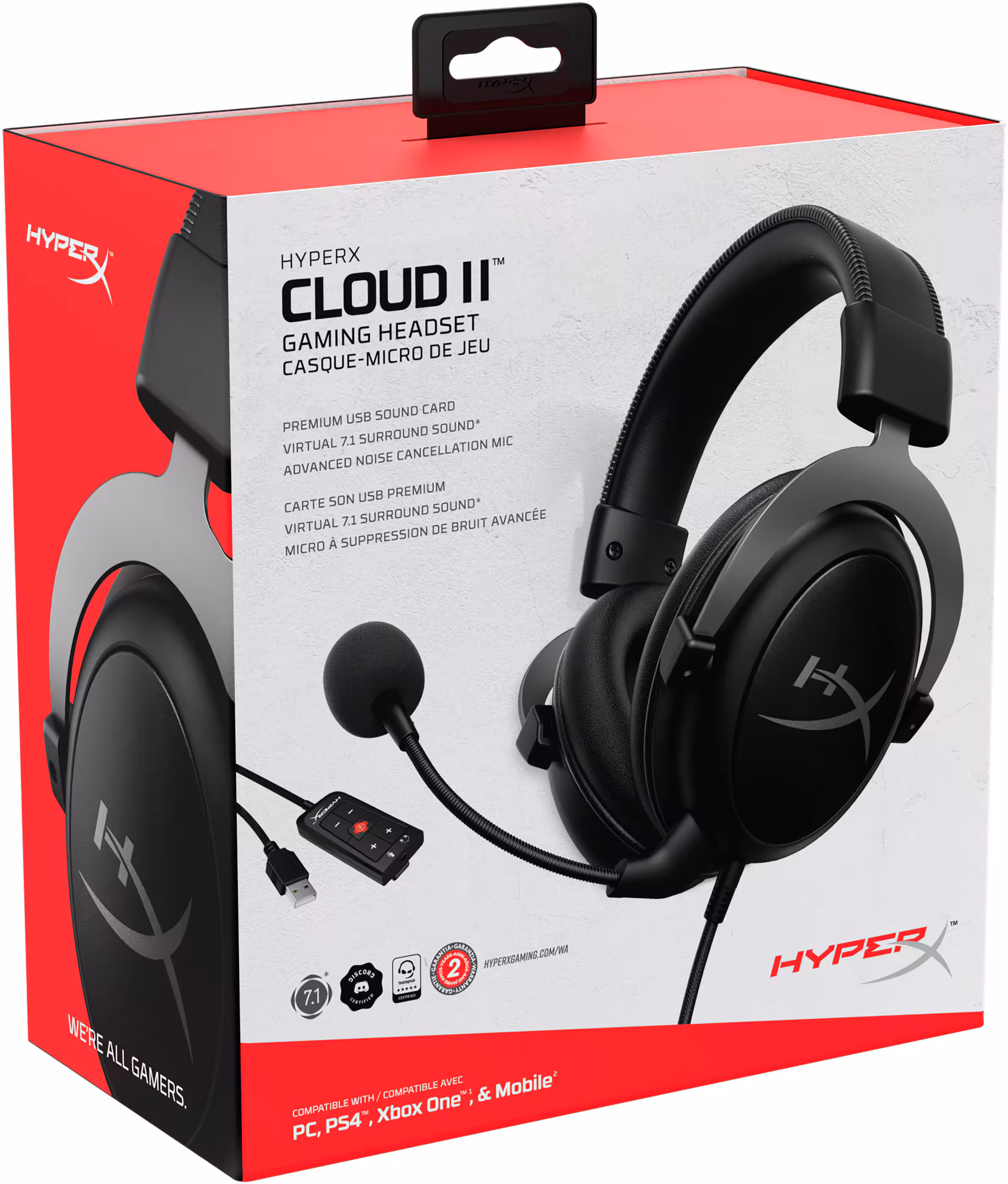 HyperX Cloud II Gaming Headset - Black
