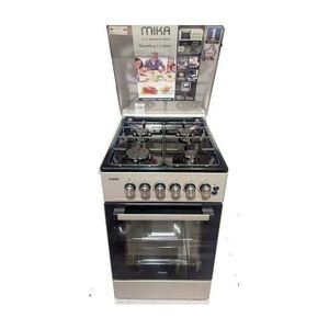 Mika 4 Burner Gas Cooker - White
