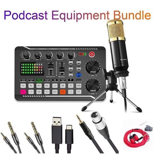 Podcast Equipment Bundle, Sound Card