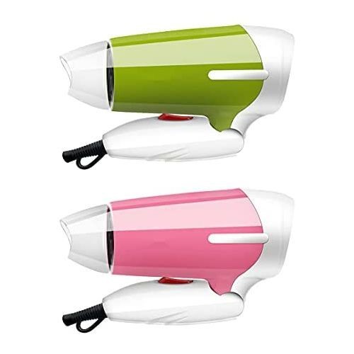 Nova Mini Electric Hair Dryer Foldable - Pink, Green