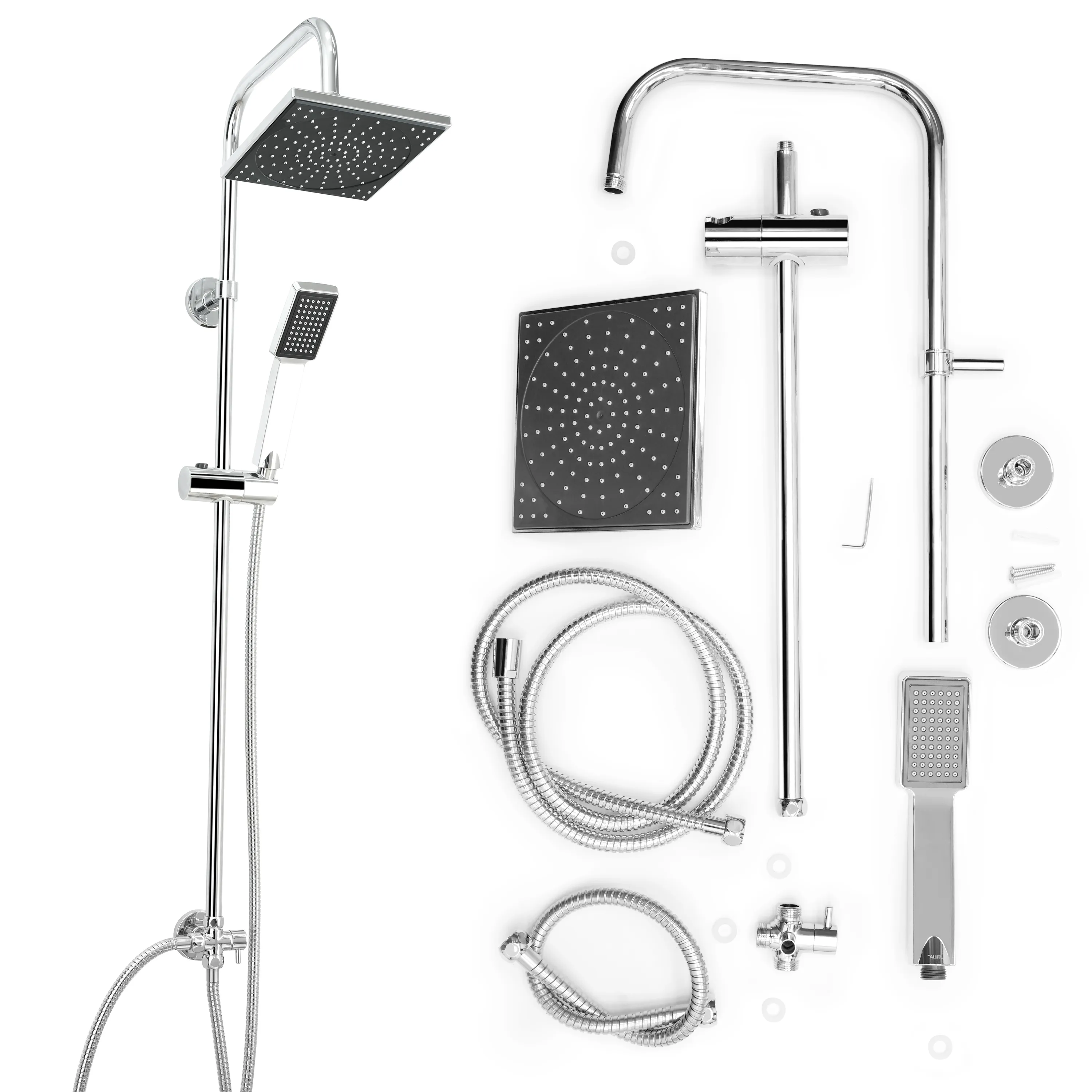 Shower Set - Complete - Chrome