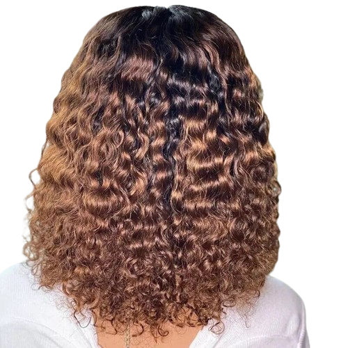 Wig small curly hair, medium long curly hair