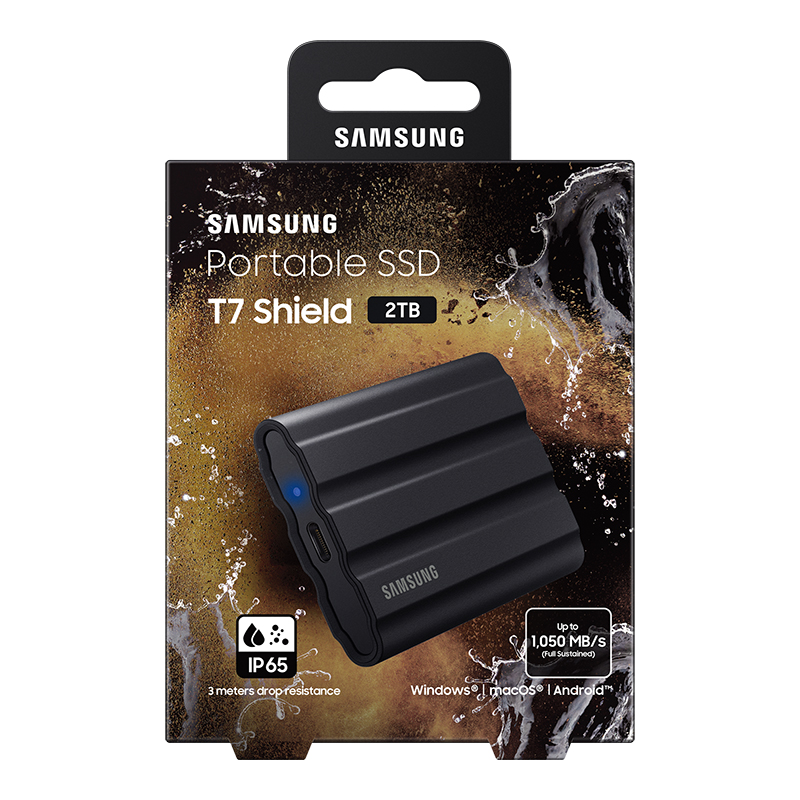 Samsung T7 2TB Portable SSD - Black