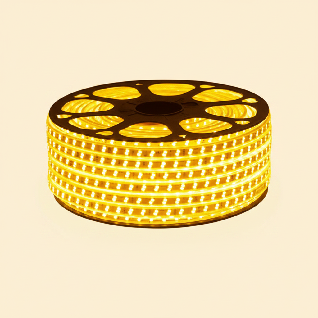 Smart WiFi LED Strip Light Roll - Warm Yellow 50M App & Voice Control