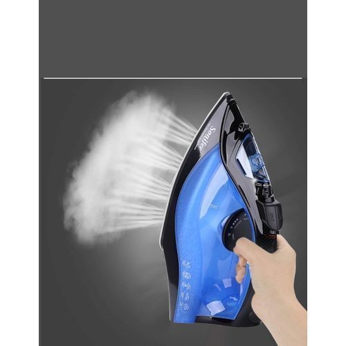 Sonifer 3 Gears Electric Steam Dry Flat Iron - Blue/Purple