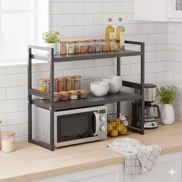 Kitchen Organizer - Countertop - Black